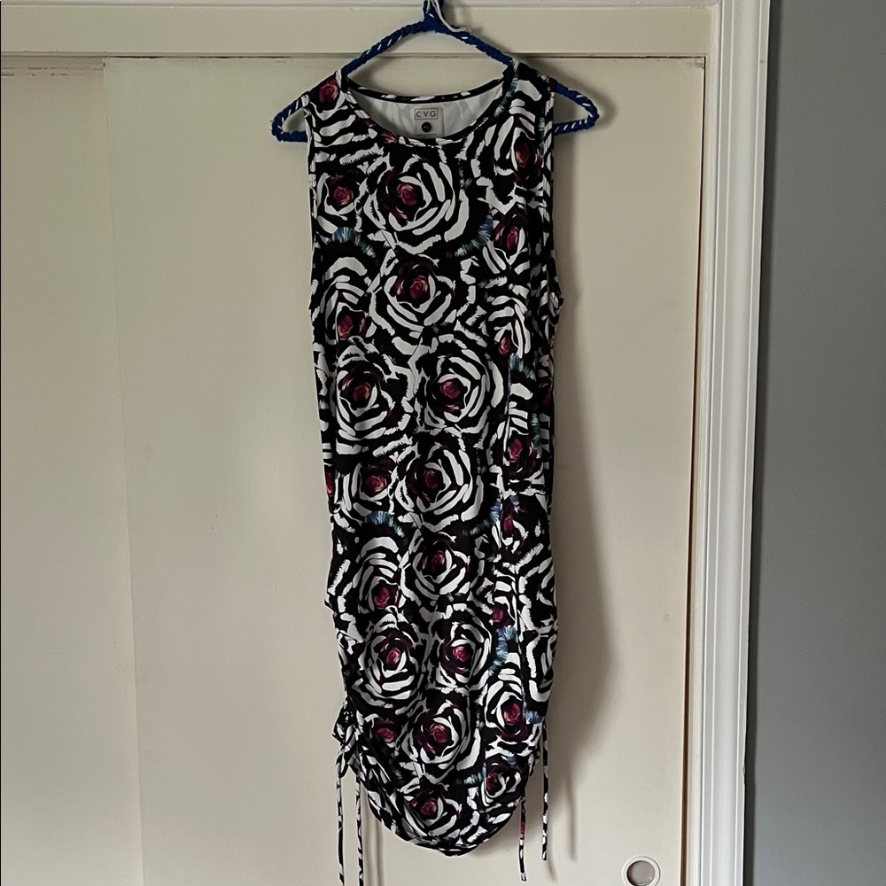 Constantly Varied Gear Black and White Floral Dress